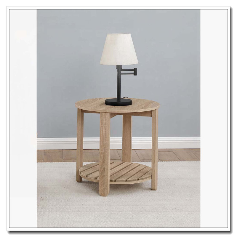 Table de bout en bois d'ingénierie Altos