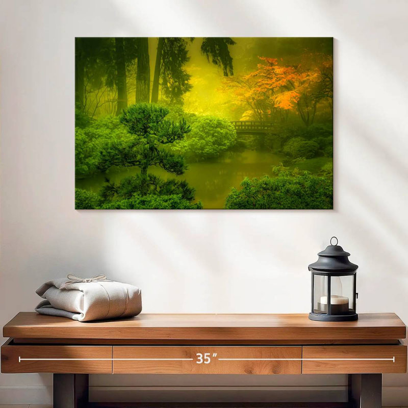 Ravi Garden In The Mist, 16" H x 24" W