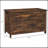 29.9" Storage Chest W/ 2 Safety Hinges, Wooden Box, Rustic Brown