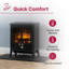 Dimplex Tango Optiflame Electric Fire Stove with 2kW heater, 44 cm W