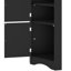 Armoire de coin haute autoportante avec portes et tablettes réglables-118039143