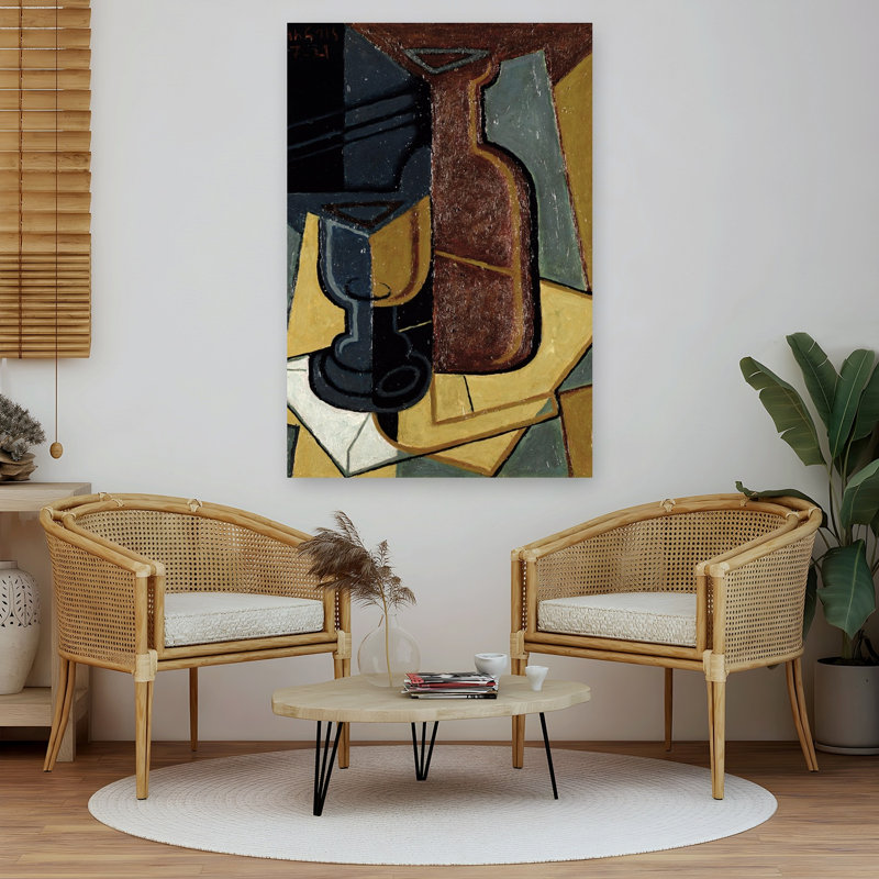 La Lettre, 1921, estampe d'art mural abstrait contemporain, 60" H x 40" W