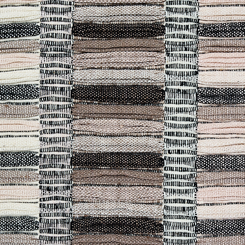 Tissu à rayures Schumacher x A Rhum, Noir