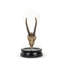 Goat Skull with Bel Glass Sculpture