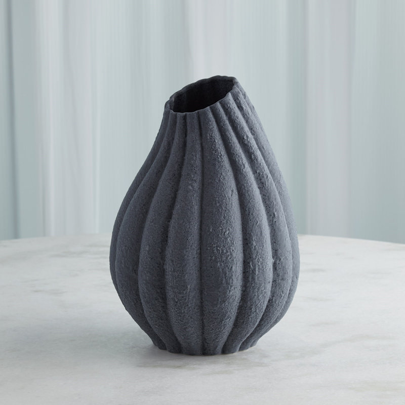 Handmade Earthenware Table Vase, 15.5" H x 11" W x 11" D