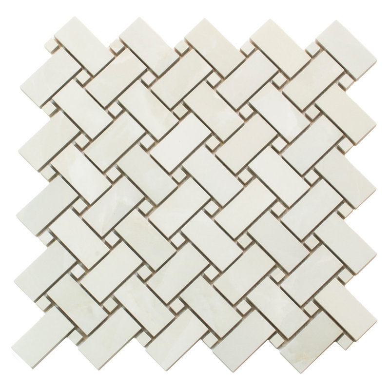 Feuille de mosaïque en porcelaine Splendor l 11,81 po x L 11,81 po