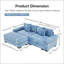 Canapé modulaire en L 82,6 po-921103193-921103188-921103186