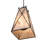 12" Square North Star Pendant