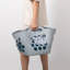Panier à linge flexible en plastique avec poignées latérales-193150963