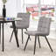 Leann Tufted Velvet Upholstered Back Side Chair-739582757