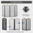 Jacksonville 4 Panel Bifold Iron Fireplace Screen