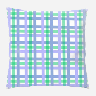 Coussin décoratif Gingham