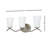 3-Light Bathroom Vanity Light with Glass Shade-67401930-134034374