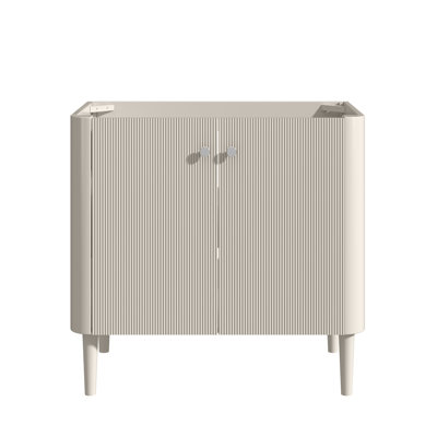 Meuble-lavabo simple Haley 36 po, blanc cachemire