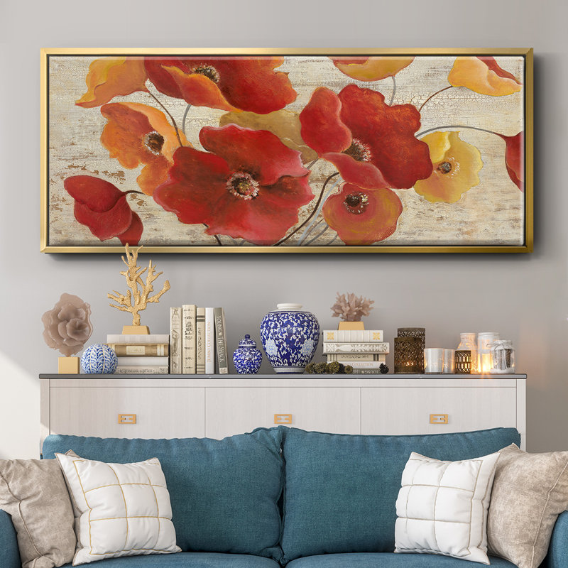 Flanders Fields - toile encadrée, H 8 po x l 20 po