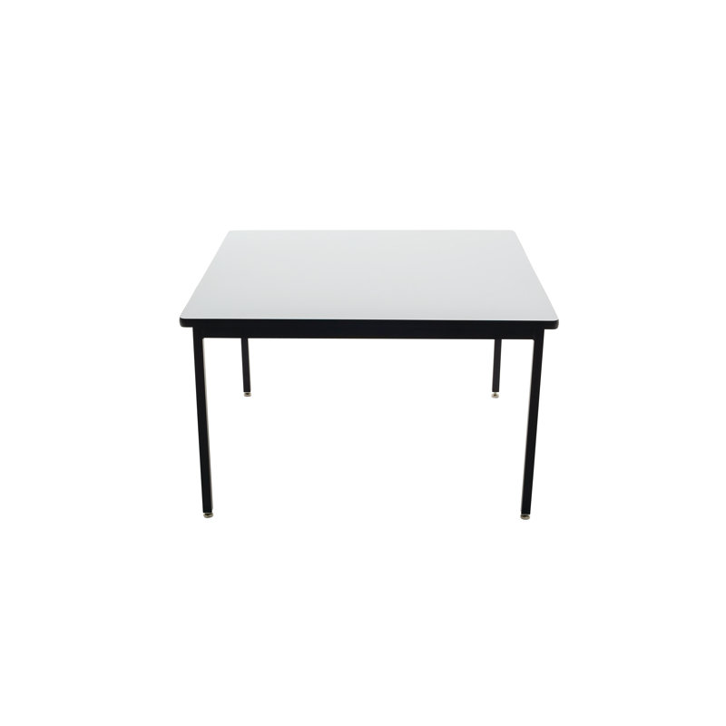 Laminate Adjustable Square 4 Students Activity Table, 29" H x 36" L x 36" W
