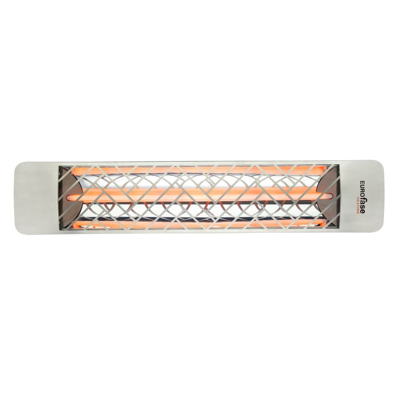 Chauffe-terrasse électrique 39 po Eurofase, Acier Inoxydable