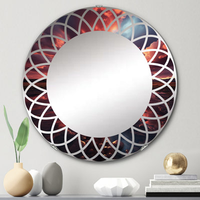 Amebury - Miroir mural rond