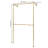 Adisynn 47.2'' Metal Wall Mounted Clothes Rack