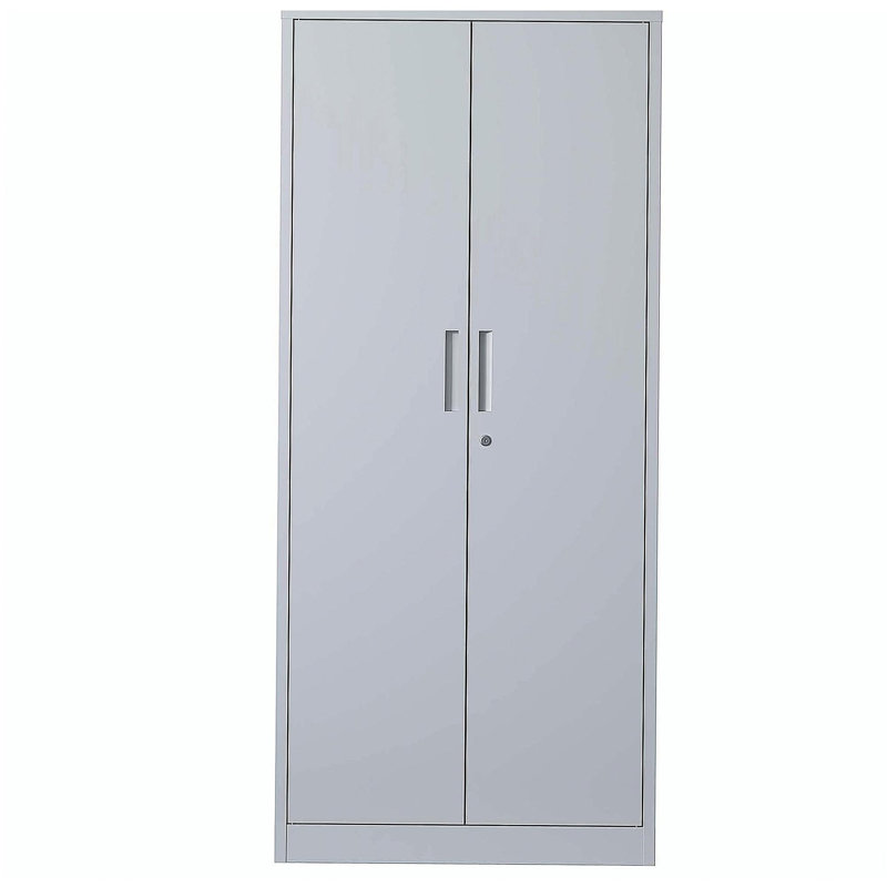 Armoire de rangement en métal 71 po H, armoire verrouillable en acier à outils blanc avec portes et 3 tablettes réglables, armoires hautes pour systèmes de rangement de garage