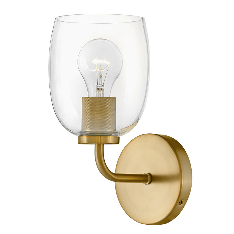 Éclairage pour meuble-lavabo à intensité variable 1 lumière Avelin, Or