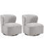 Ensemble de chaises pivotantes 28 po Mid-Century-105340225