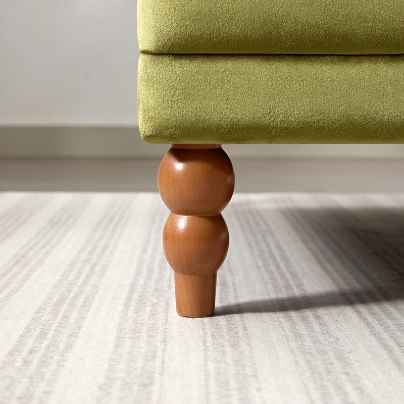 Chaise luxueuse de grande taille, Velours vert