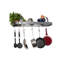 Elite Handcrafted Wall Mounted Pot Rack