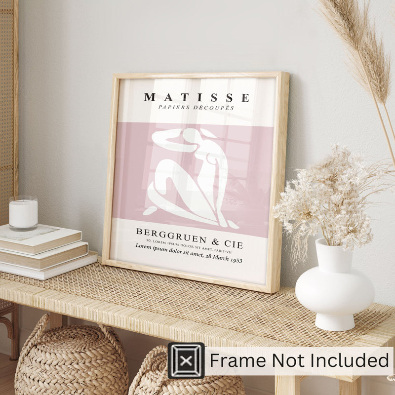 «People and Portraits», reproduction d'art moderne sans cadre Mid-Century, H 12 po x l 12 po