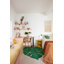 Plants Hand Knotted Cotton Washable Indoor Rug