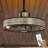 Poling Ceiling Fan with Light Kit