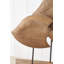 Handcarved Mango Wood Double Teardrop Angelfish Ornament-1961427543