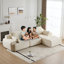 Modern Memory Foam Compressed Sofa,Large Sectional Couches For Living Room,Pet-Friendly Cloud Modular Sectional Sofa,Corduroy Fabric,Extra Deep Loveseat,No Assembly With Pillows-1392231452