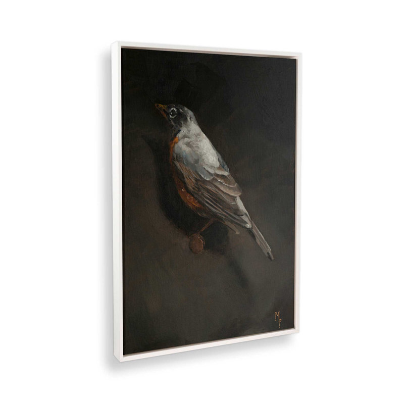 «Birdudes II» par Marian Parsons, reproduction d'art sur toile, H 30 po x l 20 po, White