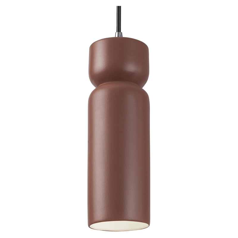 Genessis 1 - Light Single Pendant, Canyon Clay, Antique Brass