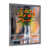 Impression argent sur toile encadrée