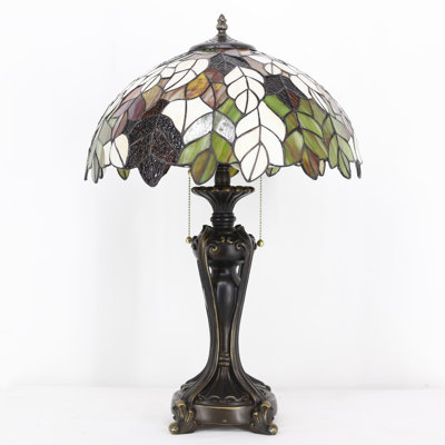 Lampe de table en vitrail Tiffany