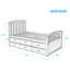Lit standard avec rangement Hingham-43726130