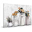 Classy Flowers - Wrapped Canvas Painting-594495338