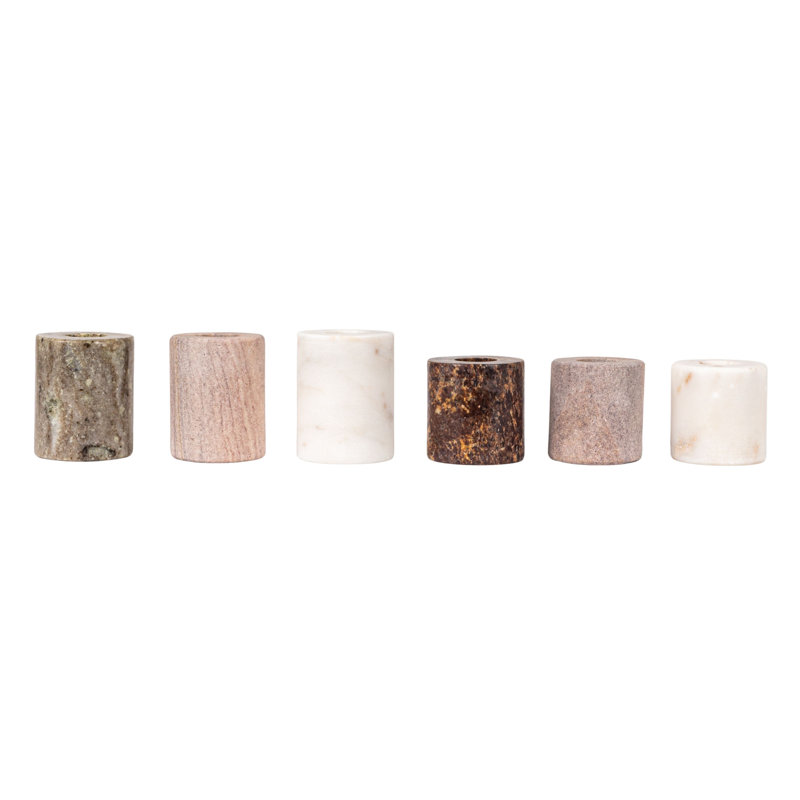 Bougeoirs décoratifs en marbre