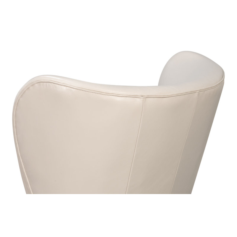Lombard Club Chair, Crystal White