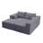 Boneless Compression Modular and combinable L-shaped sofa-445031283