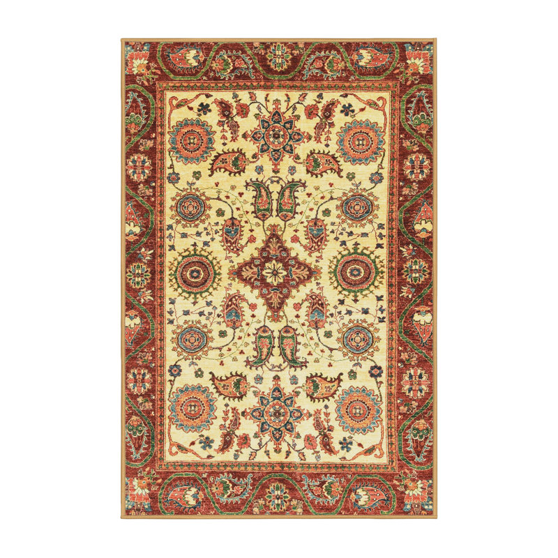 Abstract Indoor Rug, Rectangle 7' x 10'