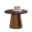 Table basse ronde pour table de salon à piédestal robuste