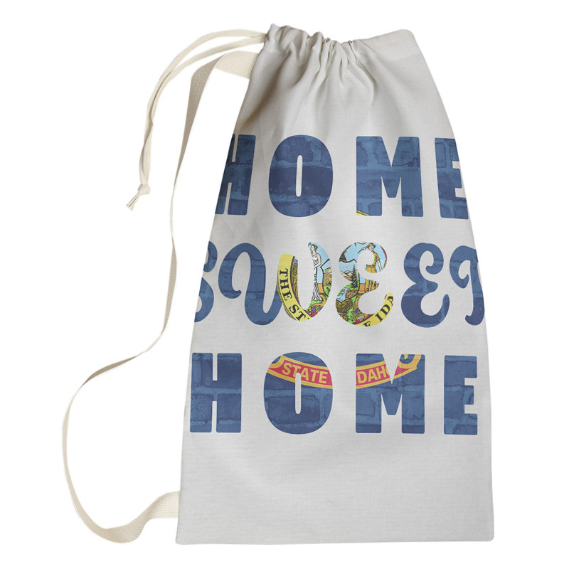Sac à linge Home Sweet Home, Petit (H 64 po x l 20 po x P 1,5 po), Idaho