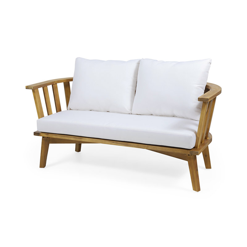 55.5'' Wide Acacia Loveseat with Cushions