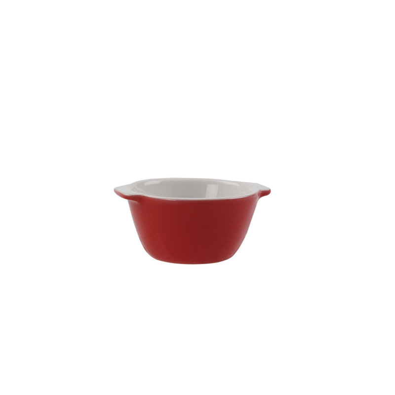 Symple Stuff Jerrell Oval Stoneware Baker Bakeware, Red