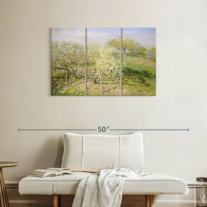 Alvord Spring Fruit Trees In Bloom 1873, 24" H x 38" W