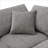 6 Seat Chenille Sectional Couch Set With Ottoman-749282846