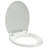 vidaXL Soft-close Toilet Seat White Oval